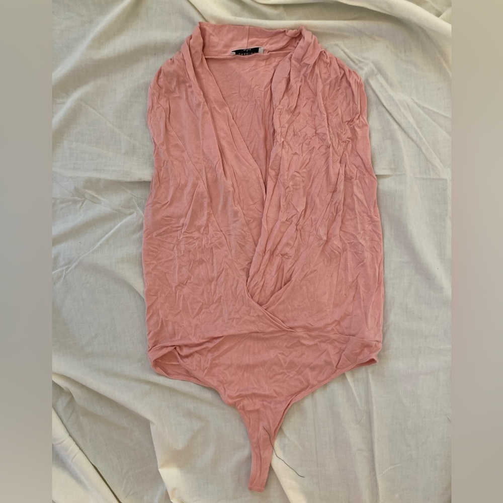 NWOT Pink Babaton Rasmus Bodysuit Size Large